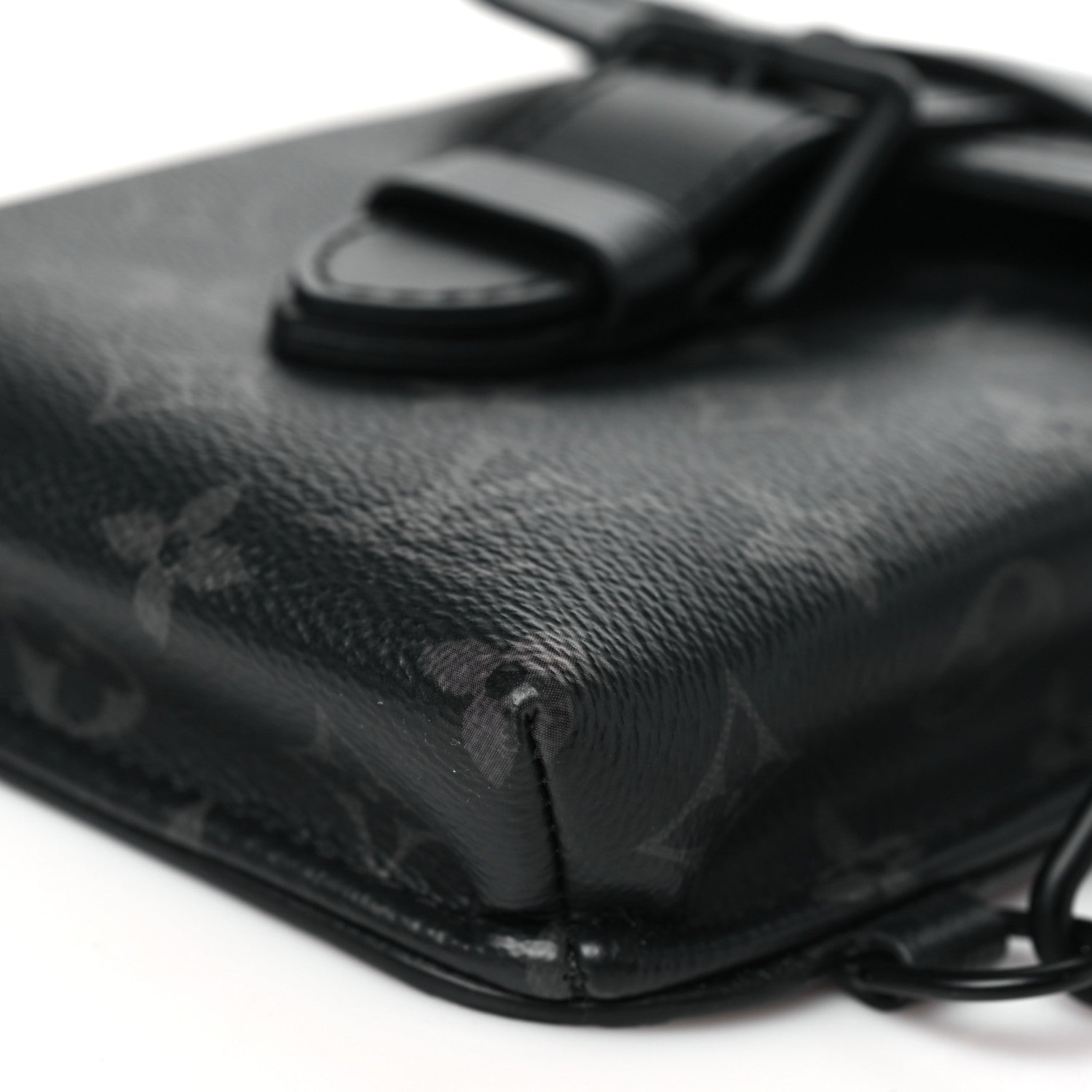 Louis Vuitton Monogram Eclipse Saumur Slingbag Black 9 of 9