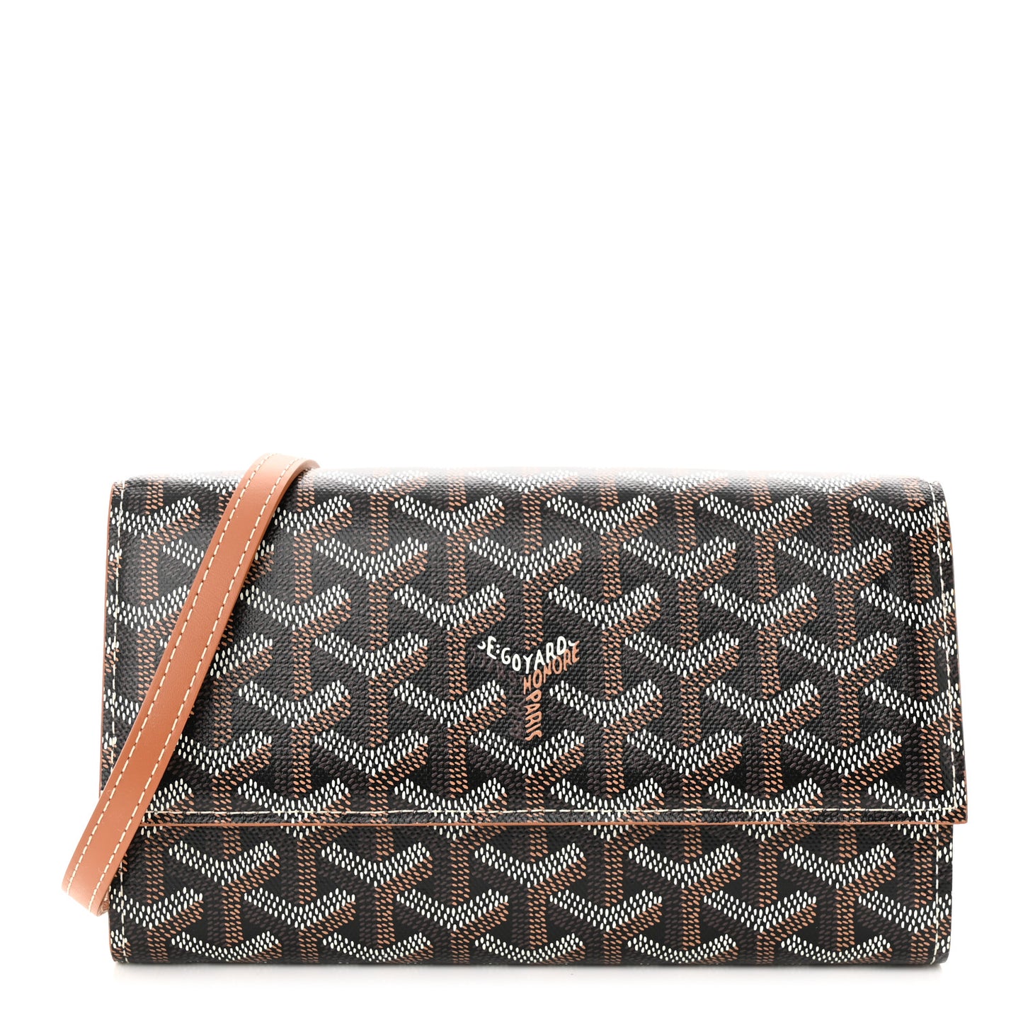 Goyardine Varenne Continental Wallet Black Gold