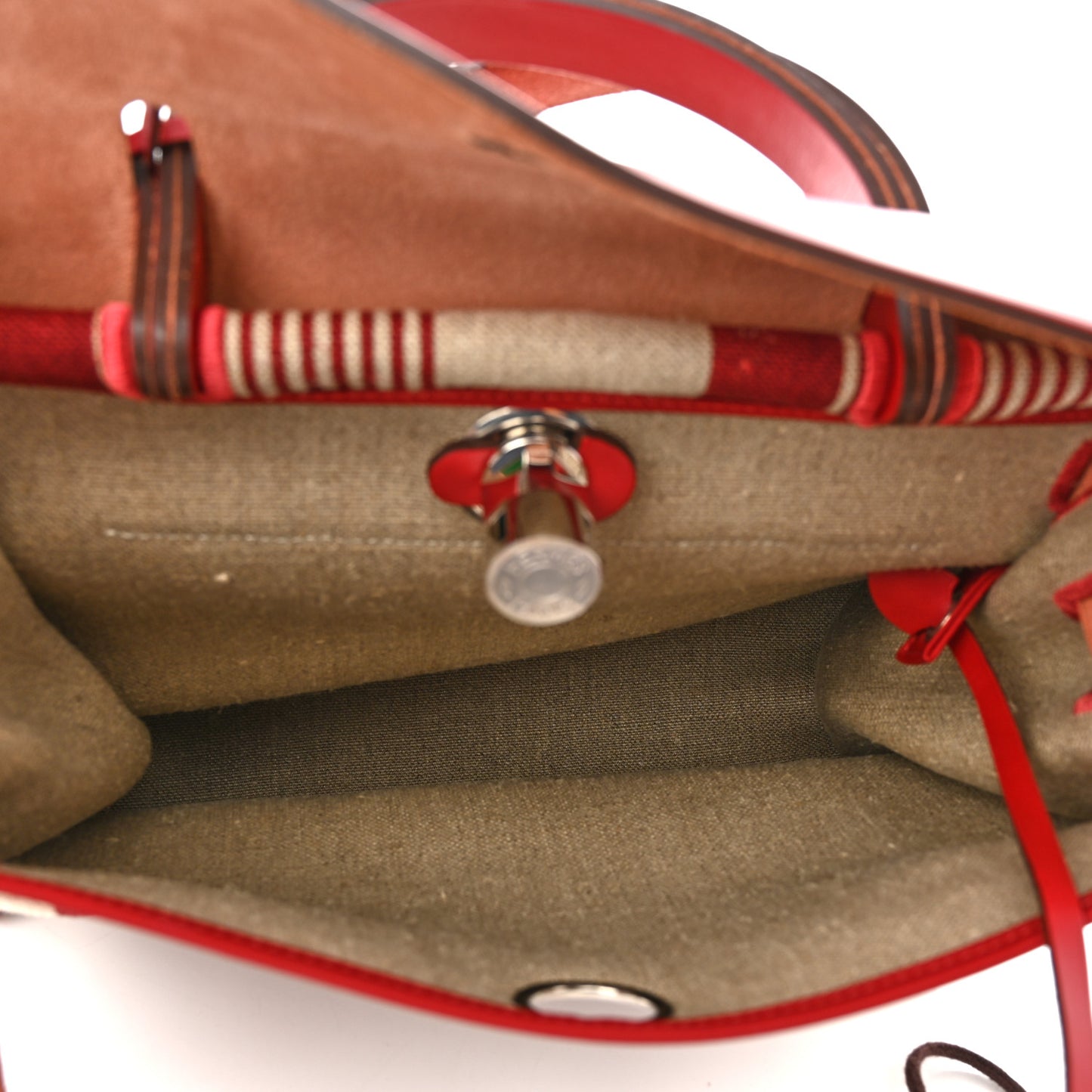 Vache Hunter Toile H Vibration Herbag Zip 31 PM Bordeaux Ficelle Rouge Piment