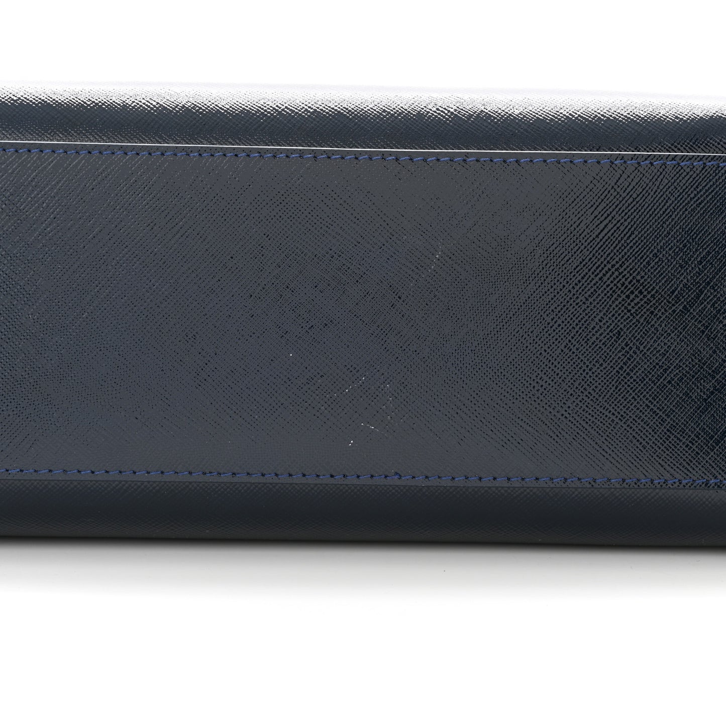 Saffiano Vernice Pyramid Bag Black Bluette