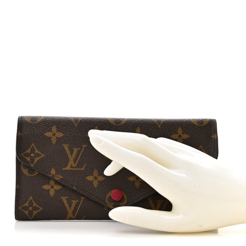 Monogram Josephine Wallet Fuchsia