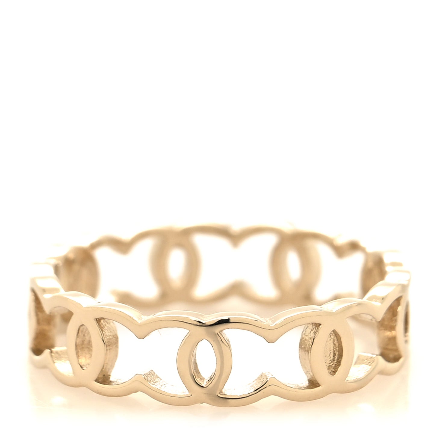Metal CC Ring 54 7 Gold