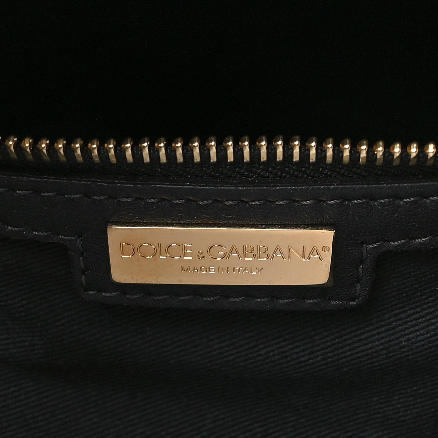 Dolce & Gabbana Vernice Vitello Raffia Woven Coffa Tote Black 6 of 8