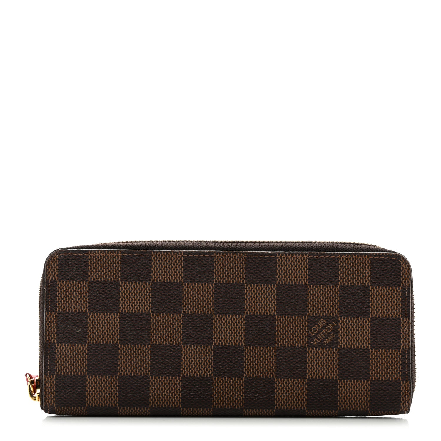 Louis Vuitton Damier Ebene Clemence Wallet Cherry 1 of 7