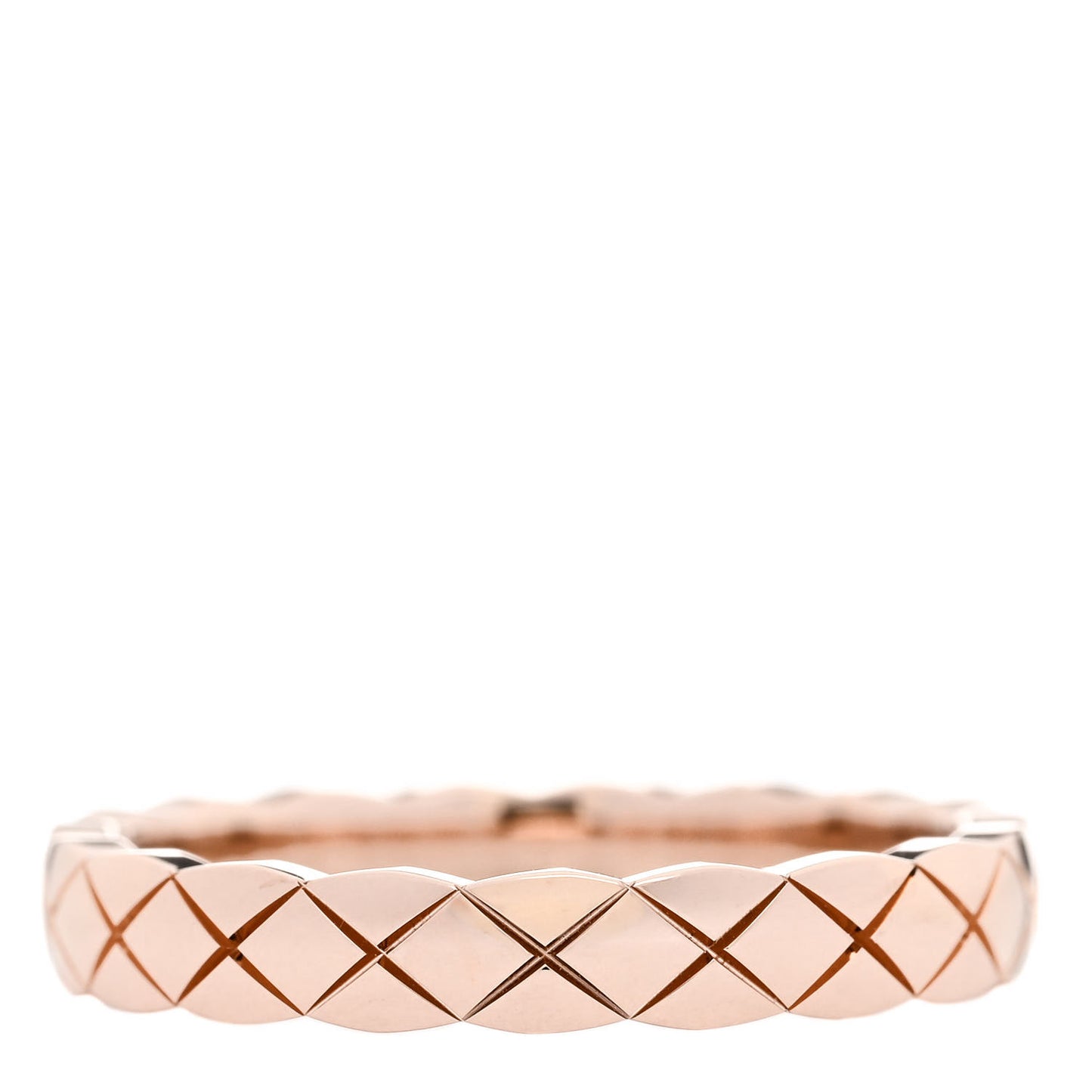 18K Beige Gold Mini Coco Crush Ring 54 6.75
