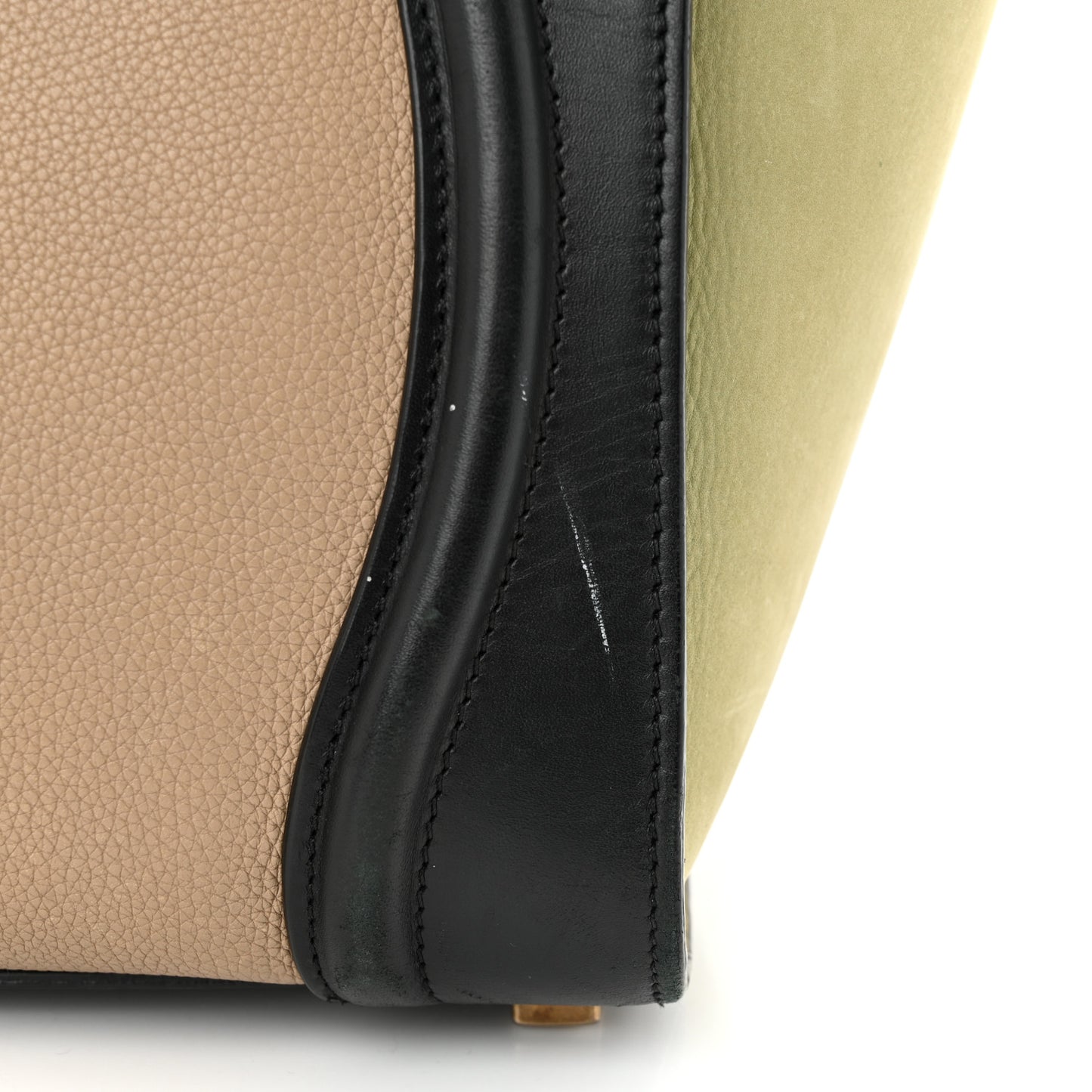 Nubuck Smooth Calfskin Micro Tri-Color Luggage