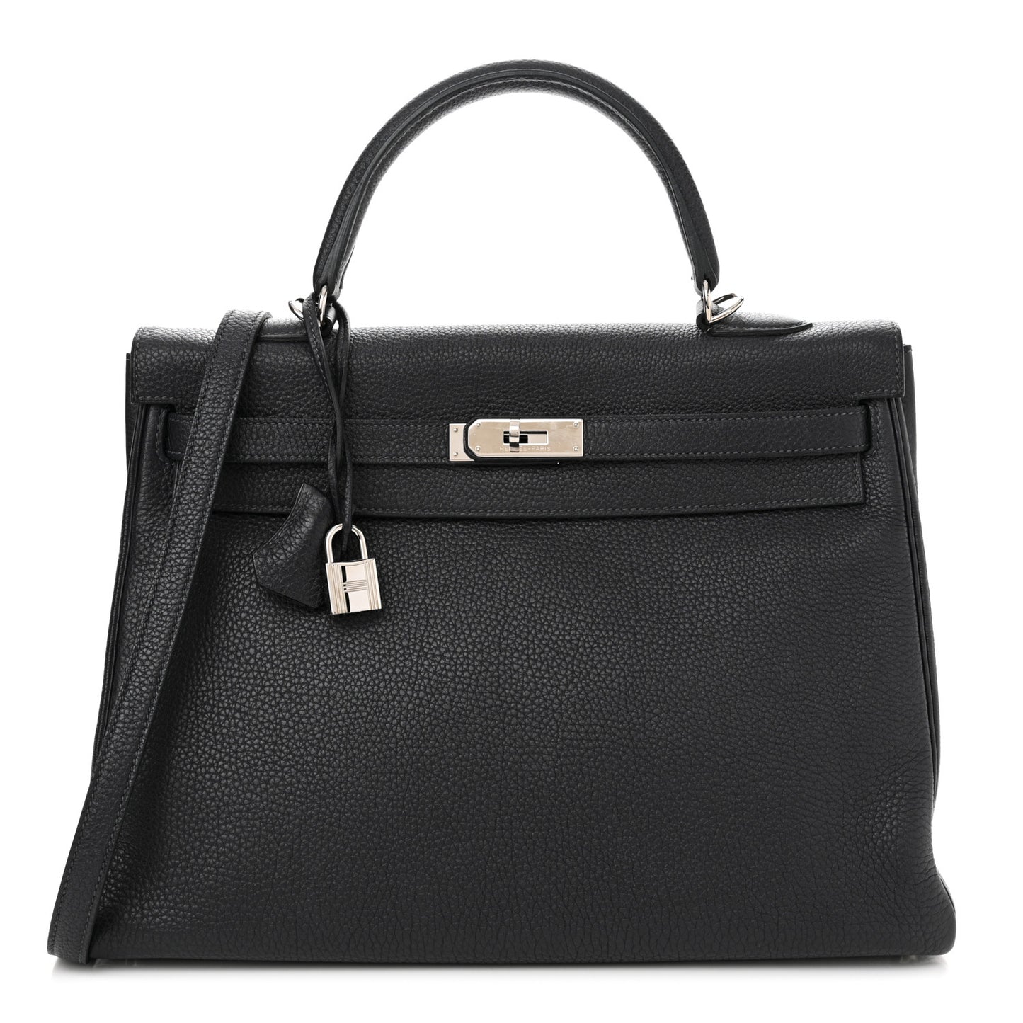 Togo Kelly Retourne 35 Bleu Indigo