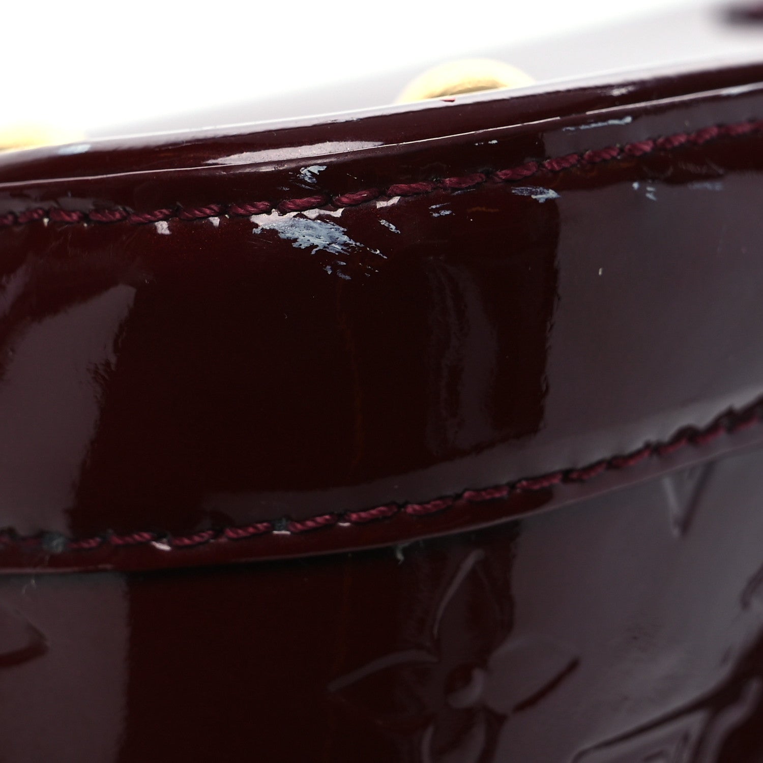 Louis Vuitton Vernis Alma BB Griotte 13 of 18