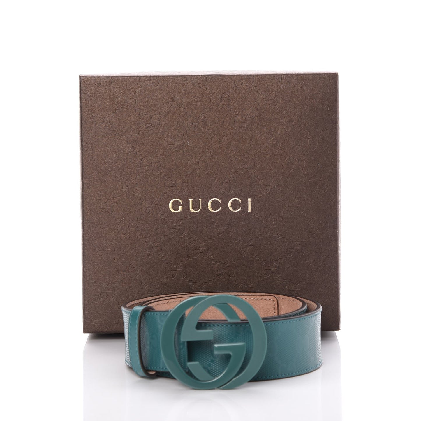 Imprime Monogram Interlocking G Belt 85 34 Verdant