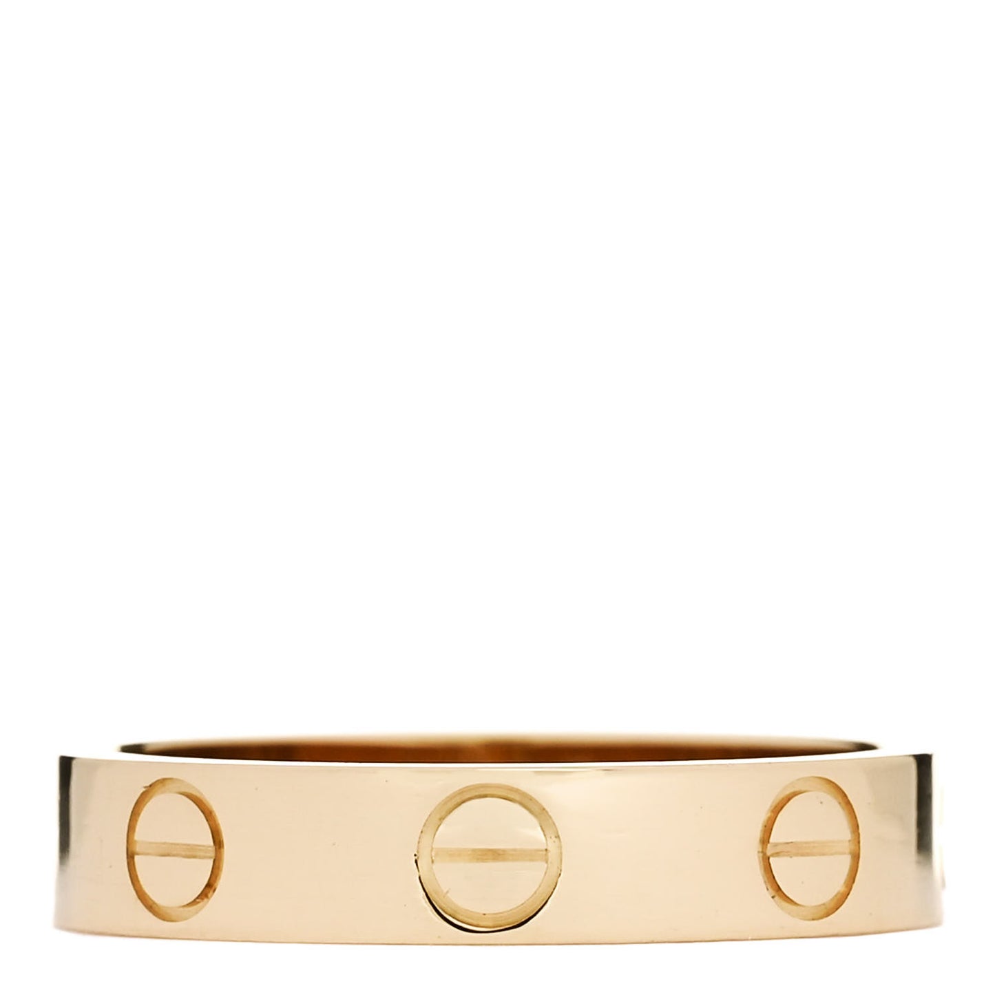 18K Yellow Gold 3.5mm LOVE Wedding Band Ring 50 5.25