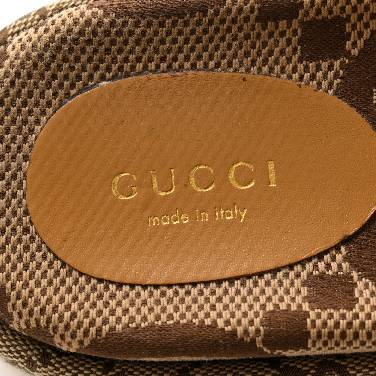 Gucci Monogram Jumbo GG Angelina Platform 55mm Slide Sandals 37 Beige 6 of 11