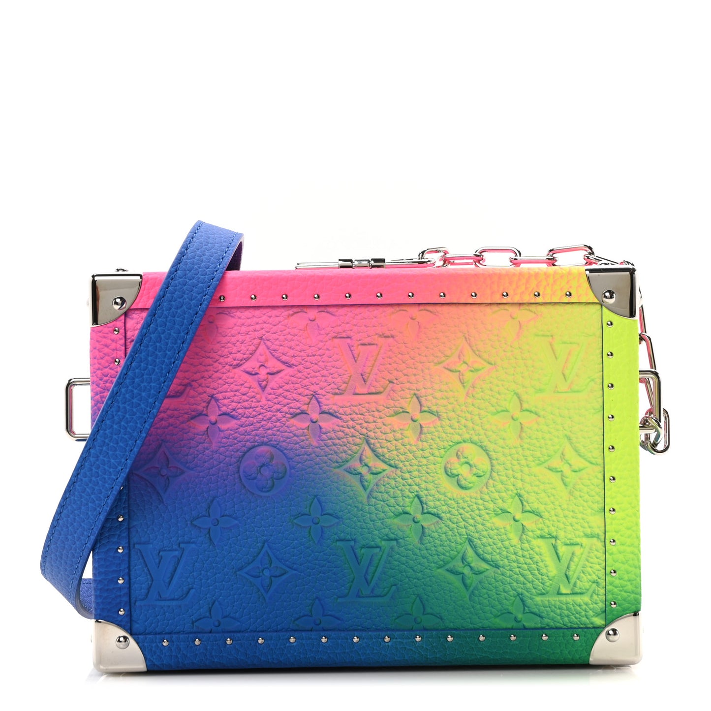 Taurillon Monogram Illusion Clutch Box Multicolor
