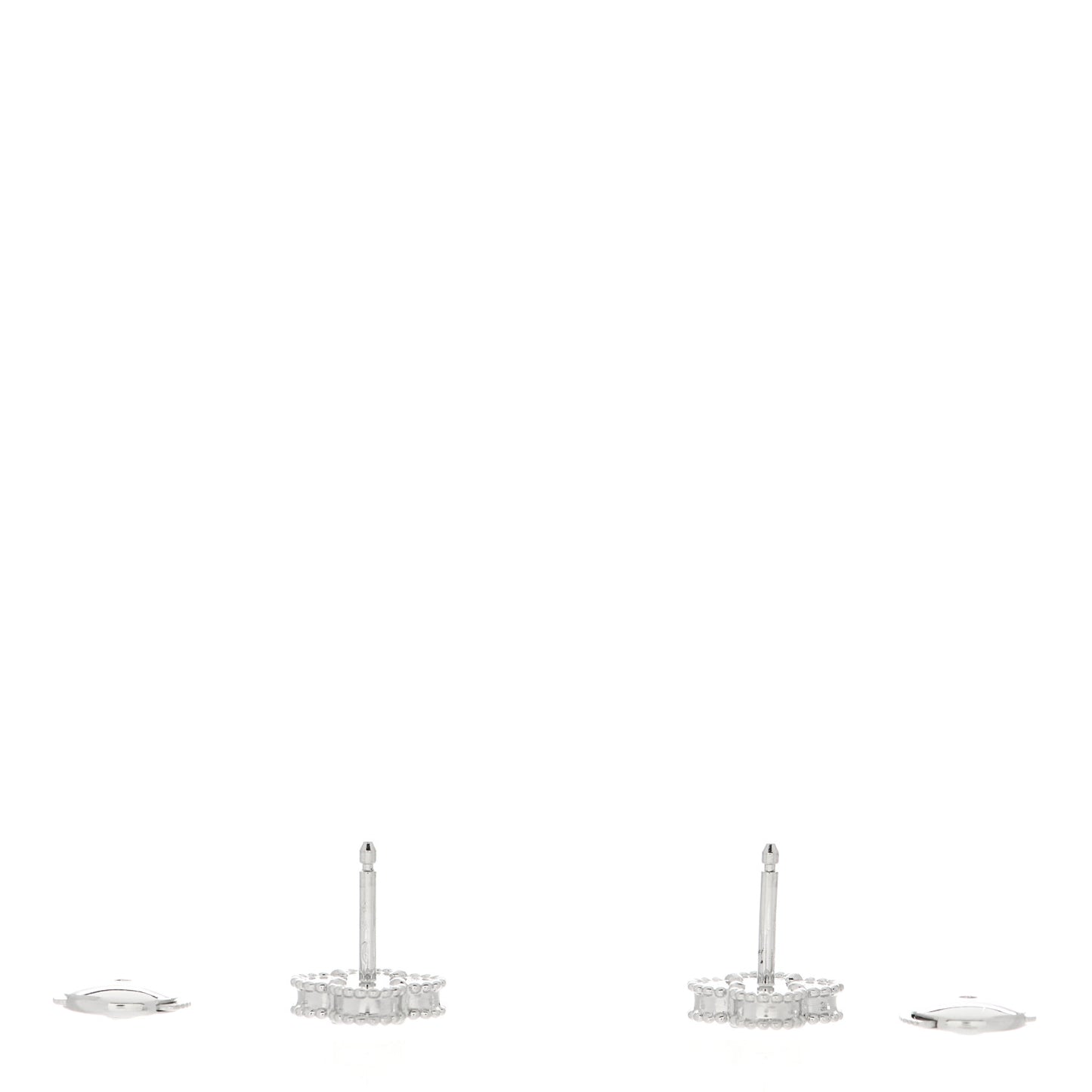 18K White Gold Turquoise Sweet Alhambra Earrings