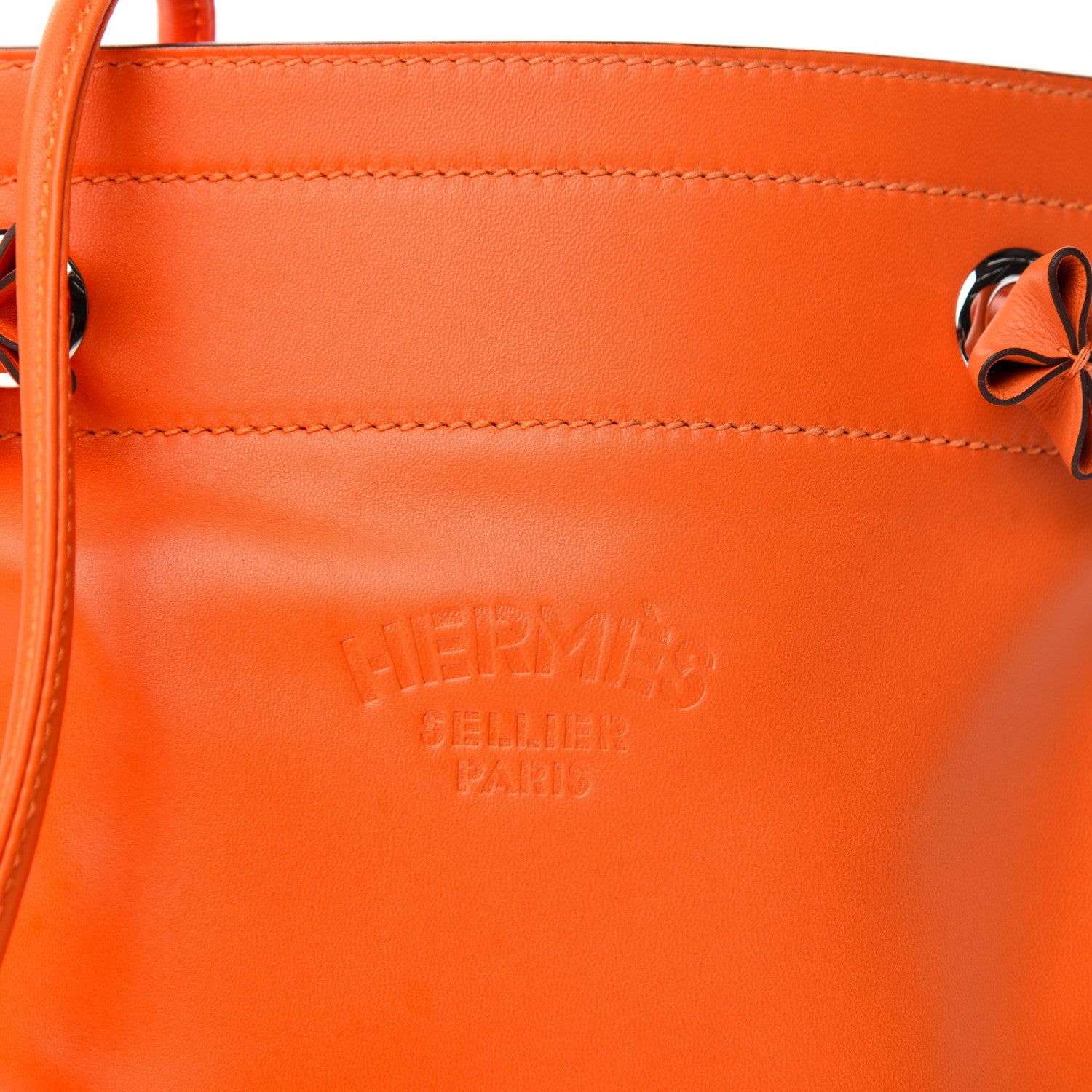 Hermes Milo Lambskin Swift Mini Aline Orange 10 of 10