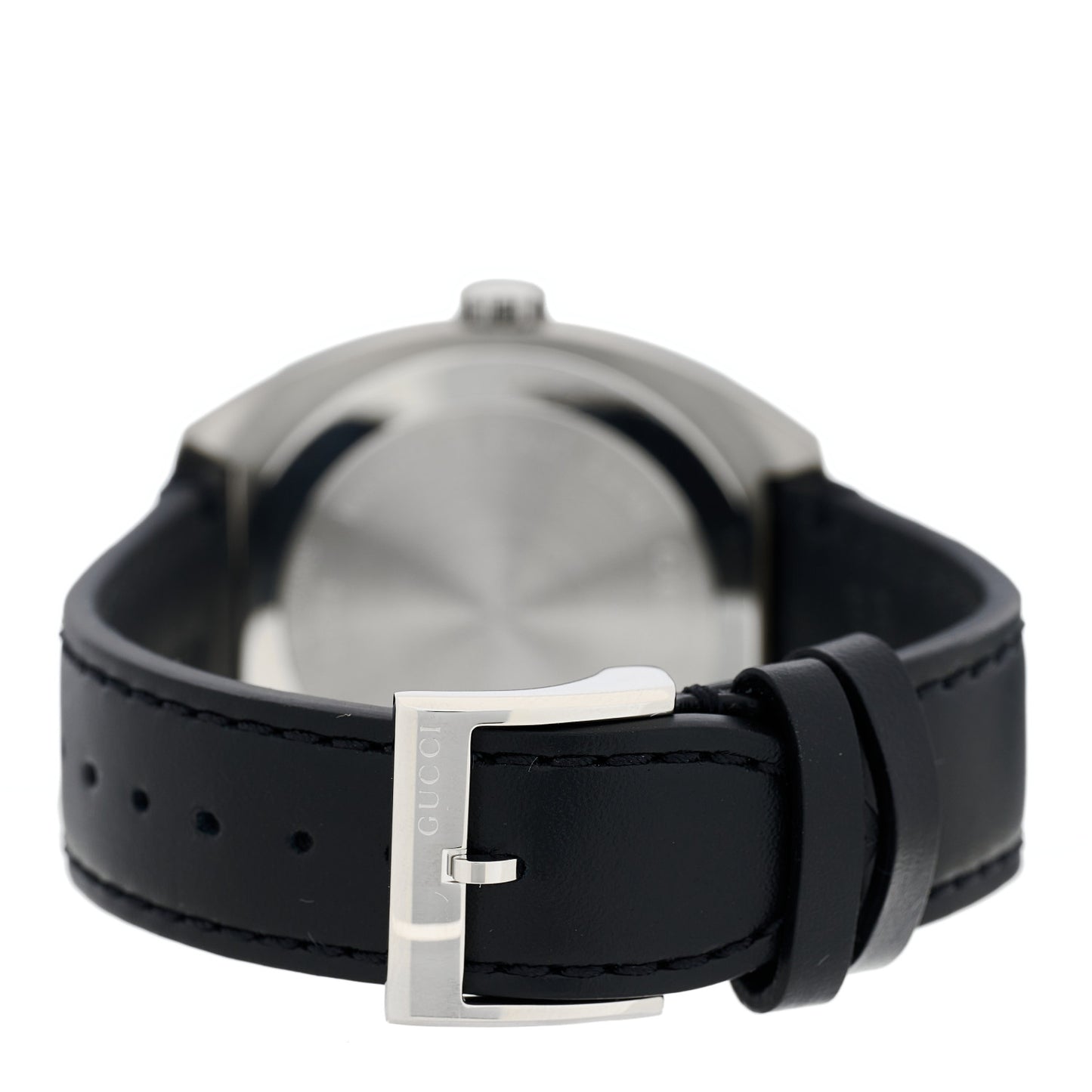 Stainless Steel Calfskin 40mm GG2570 Quartz Watch Black