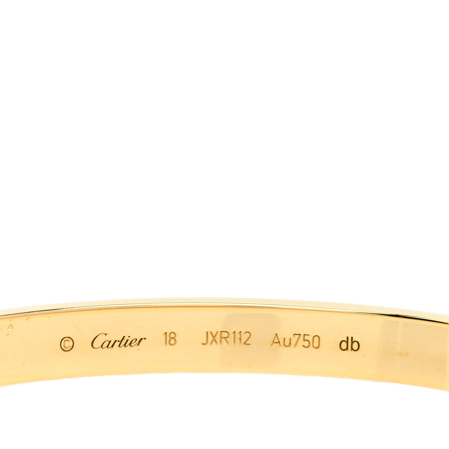 Cartier 18K Yellow Gold LOVE Bracelet 18 3 of 5