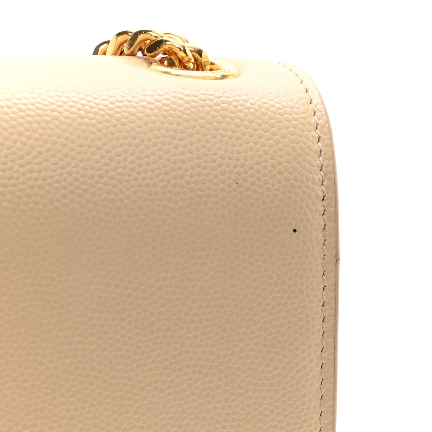 Grain De Poudre Small Monogram Kate Satchel Dark Beige