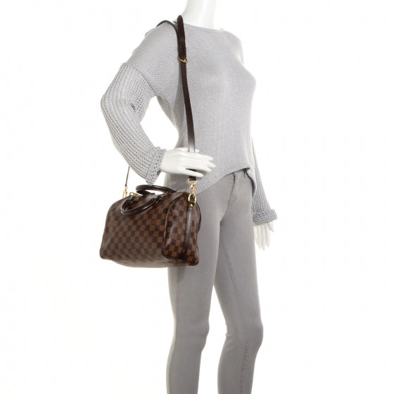 Damier Ebene Speedy Bandouliere 25