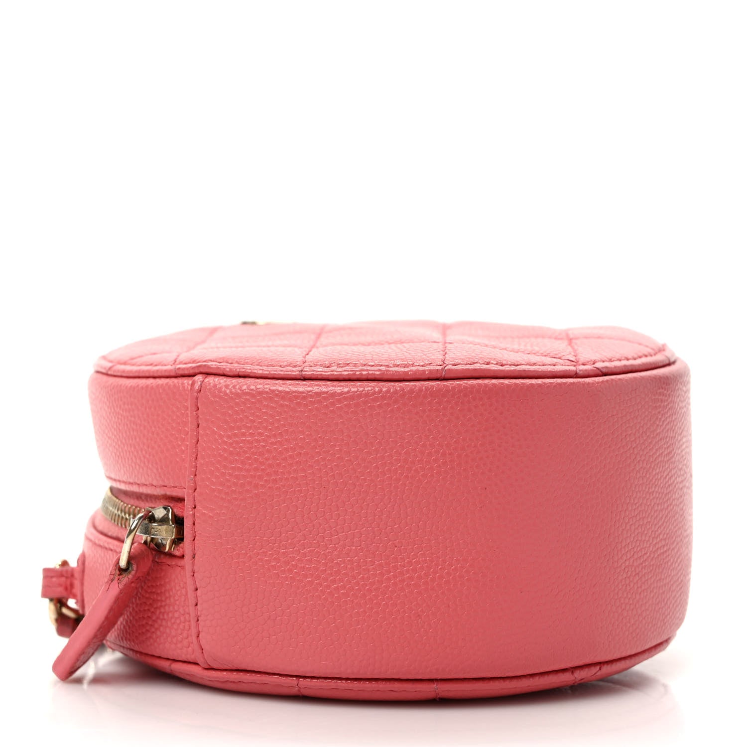 Chanel Caviar Quilted Round Clutch With Chain Pink 4 of 9