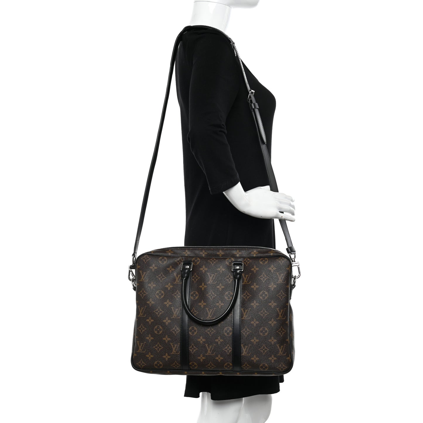 Monogram Macassar Porte-Documents Voyage PM