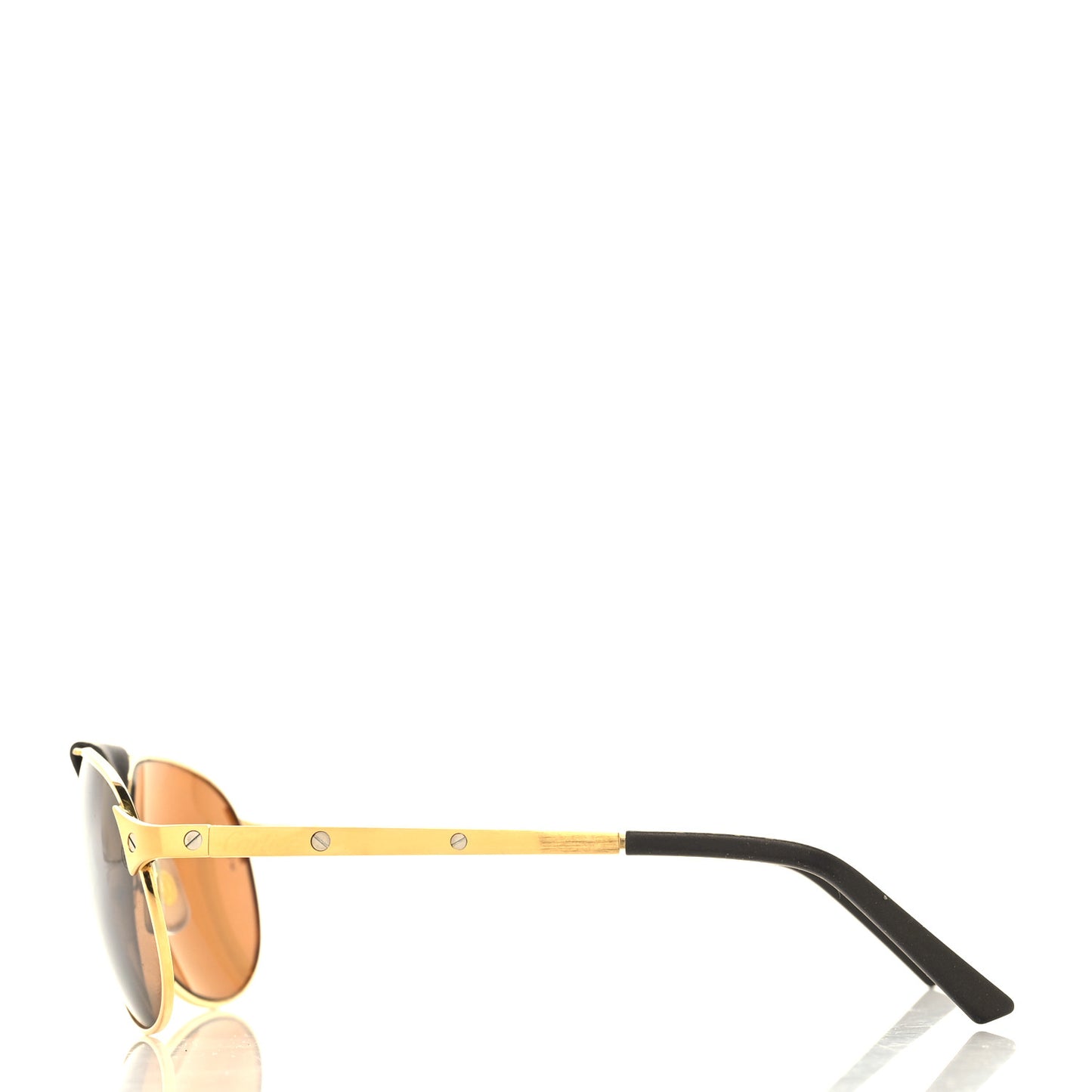 Santos Dumont Aviator Sunglasses 130 Gold