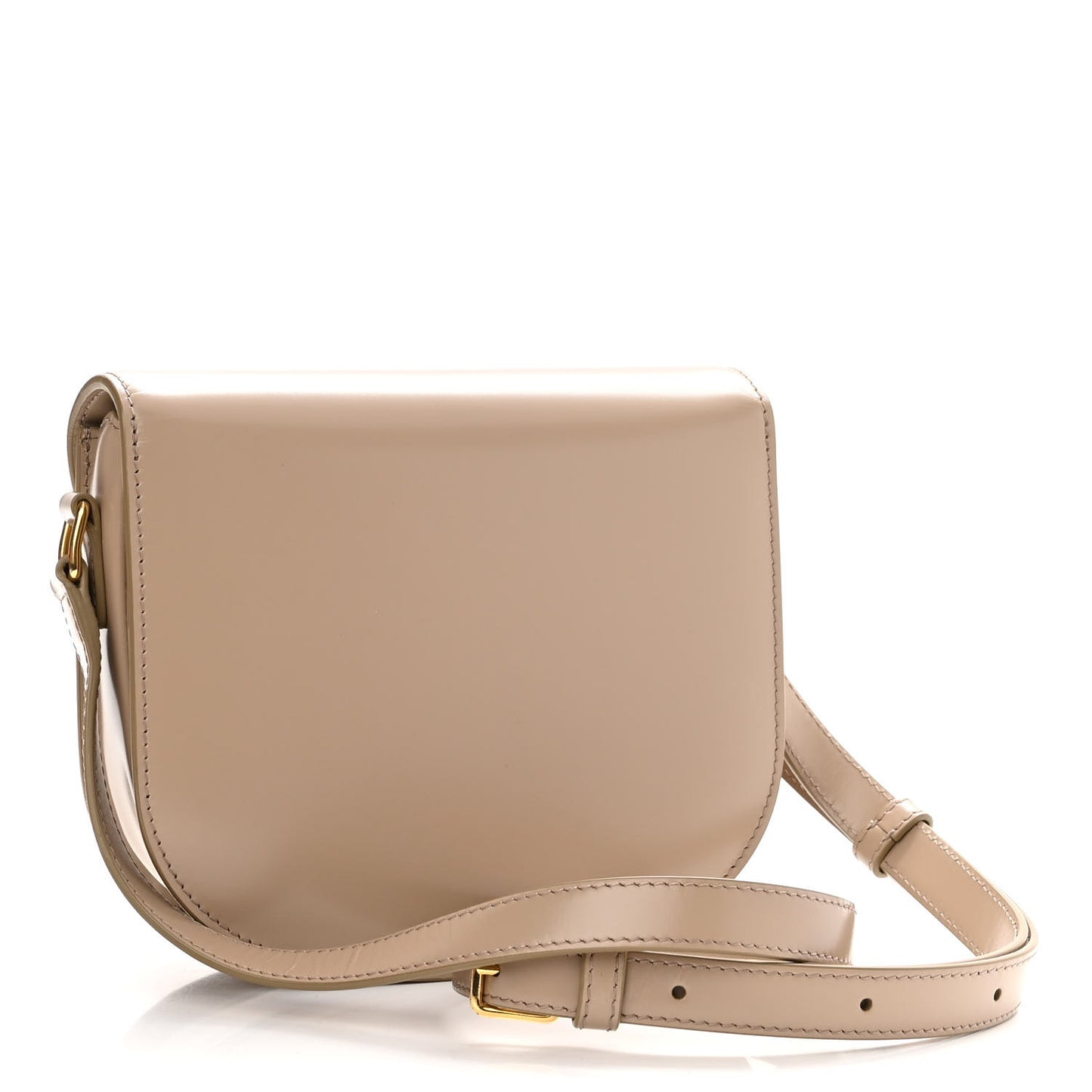 Shiny Calfskin Teen Besace Safari
