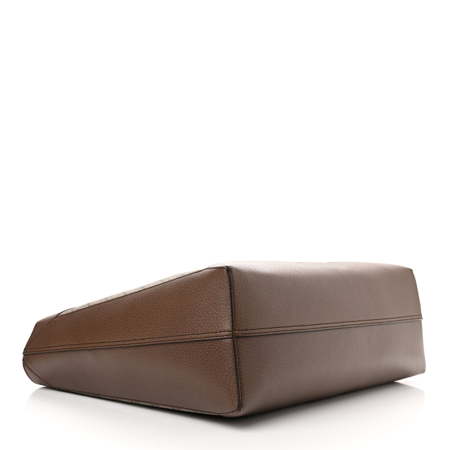 GG Supreme Monogram Web Ophidia Tote Brown