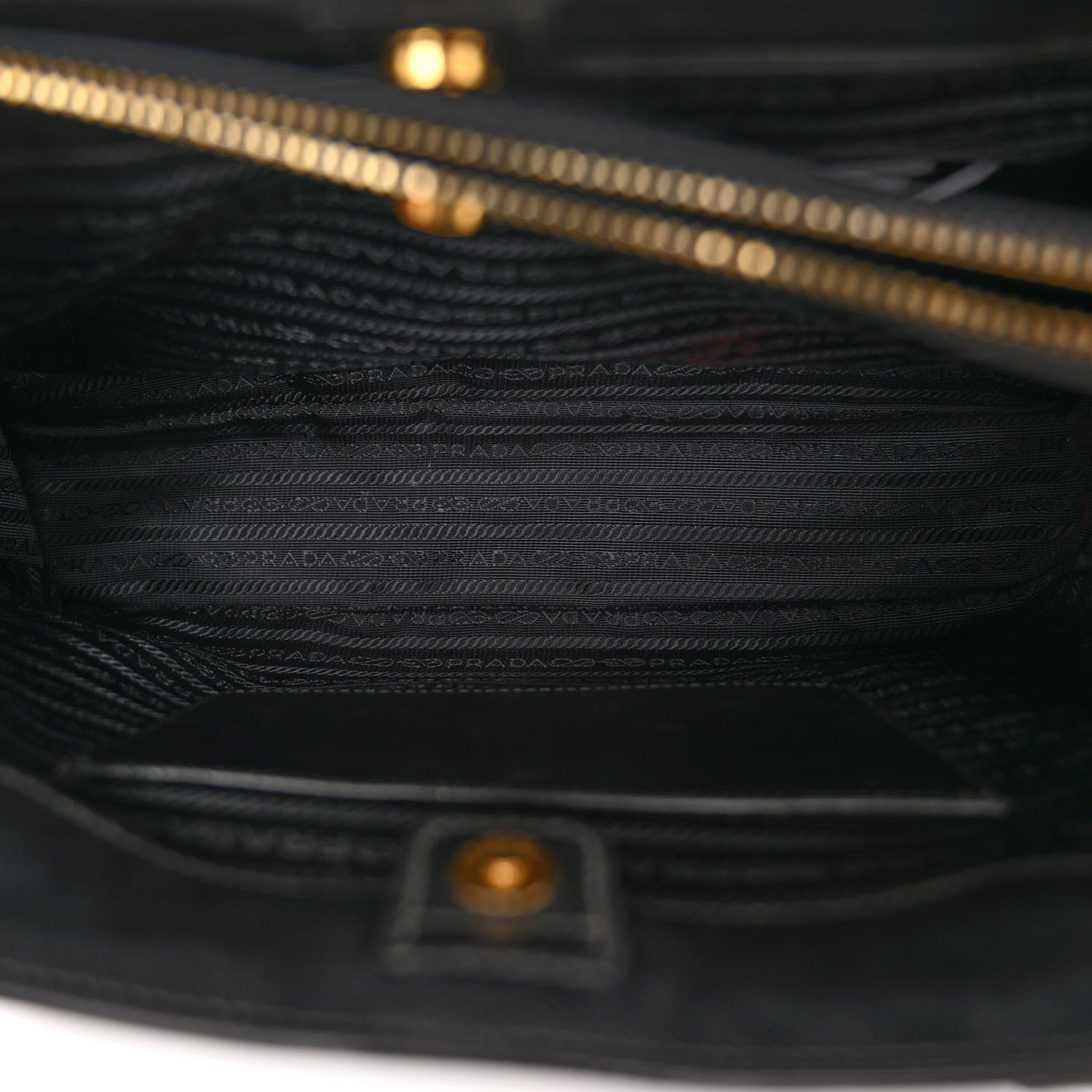 Prada Saffiano Lux Medium Tote Black 9 of 17