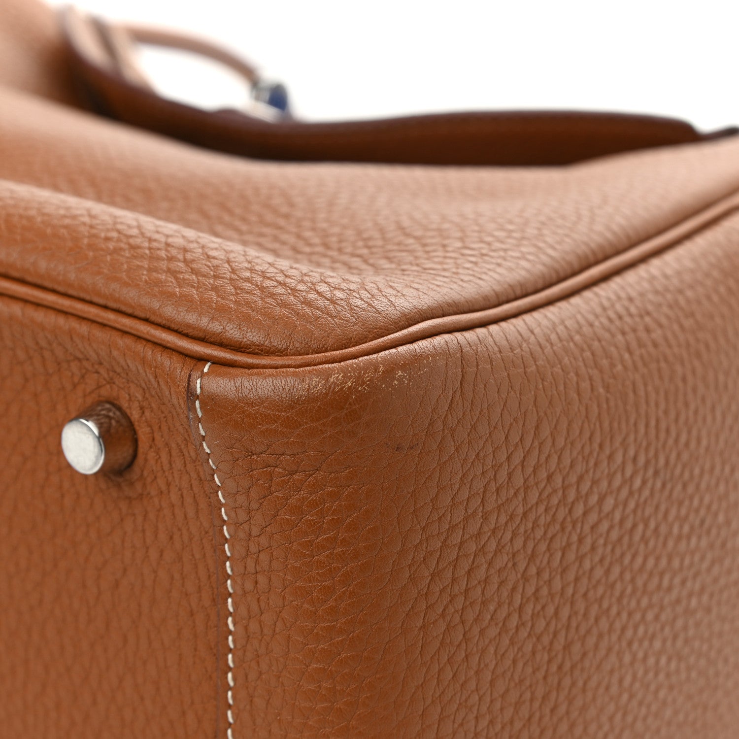 Hermes Taurillon Clemence Lindy 30 Gold 11 of 16
