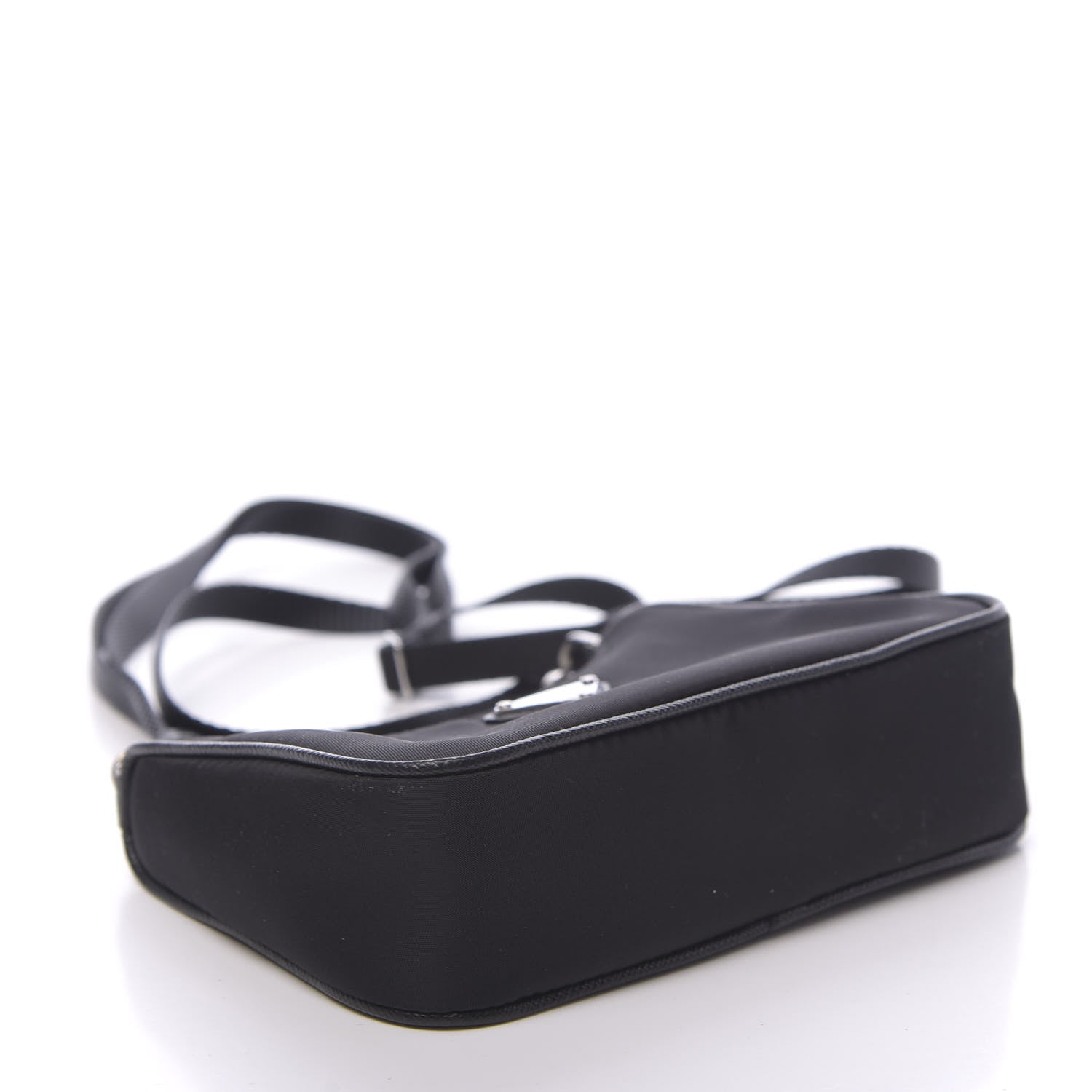 Prada Tessuto Nylon Mini Re-Edition 2000 Shoulder Bag Black 3 of 10