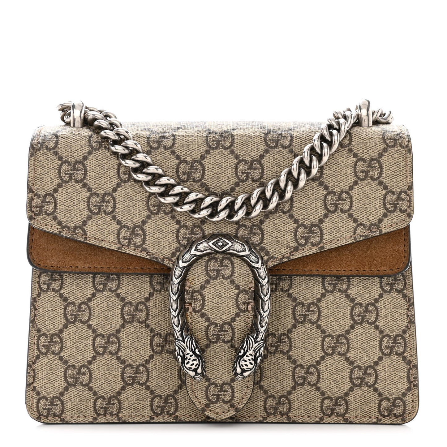 GG Supreme Monogram Mini Dionysus Shoulder Bag Taupe