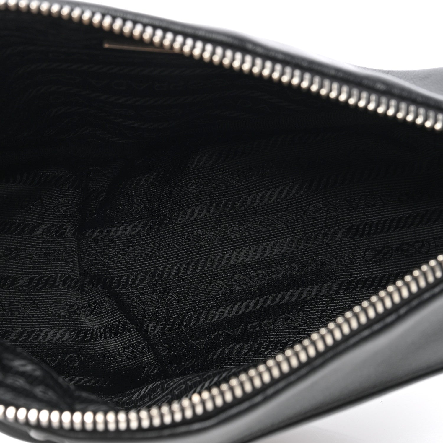 Prada Grace Lux Triangle Shoulder Bag Black 5 of 8