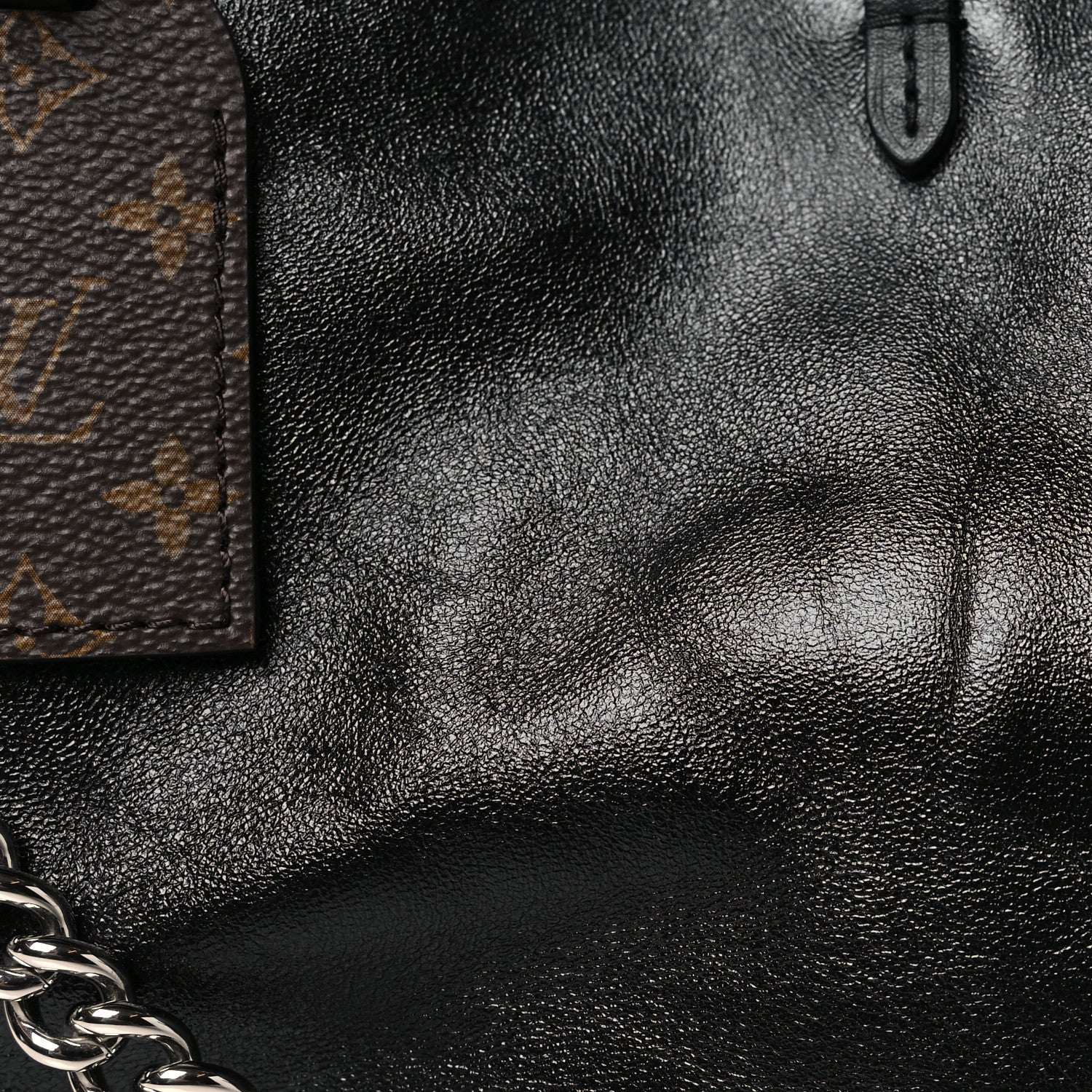 Louis Vuitton Lambskin CarryAll Cargo Vibe PM Black 7 of 9