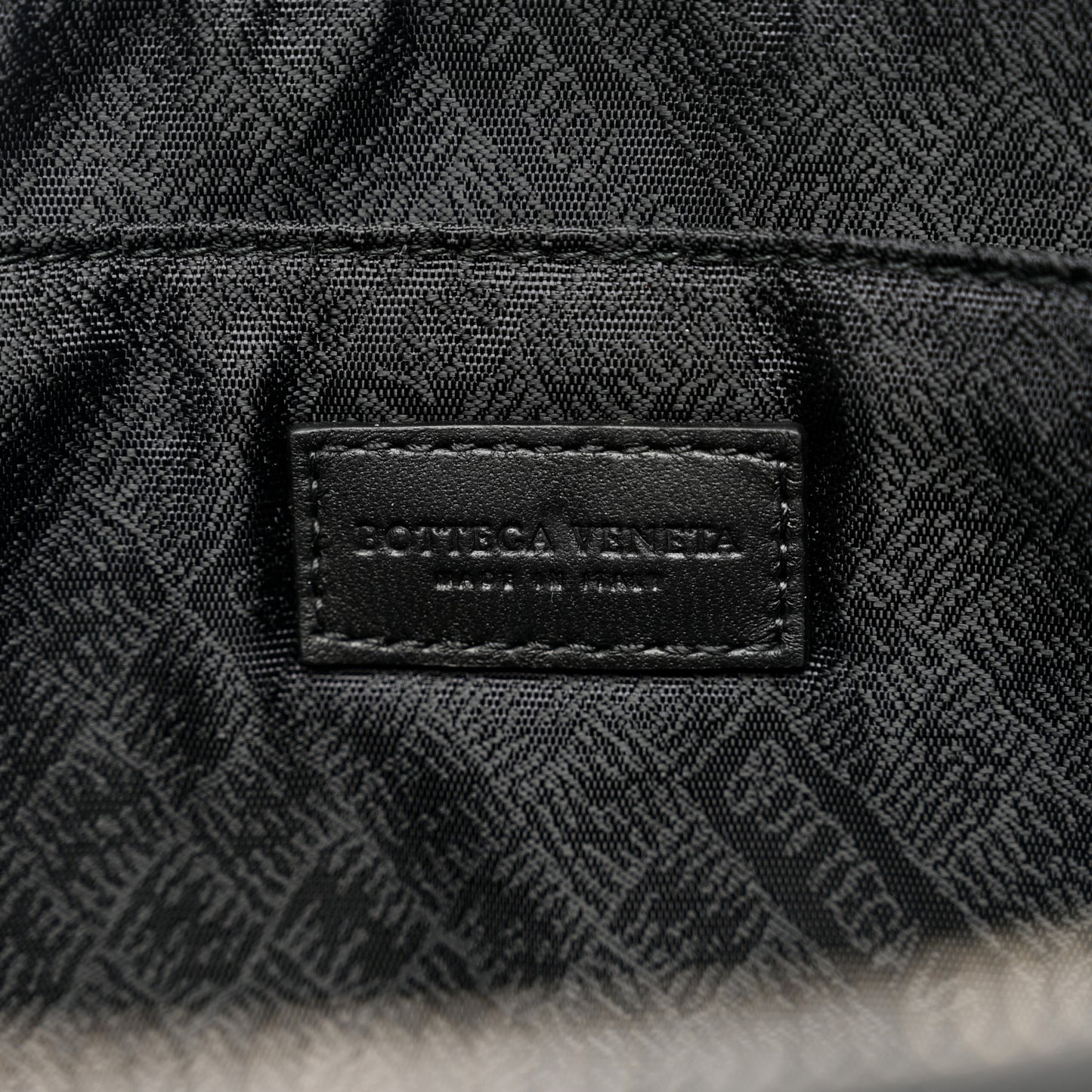 Nappa Intrecciato Wristlet Zip Wallet Black