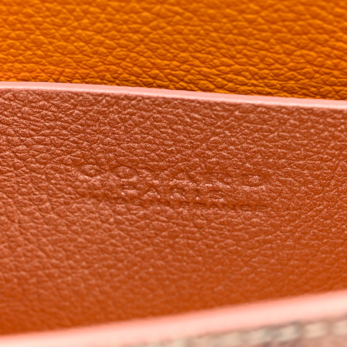 Iridescent Goyardine Structure Nano Saigon Pearly Coral