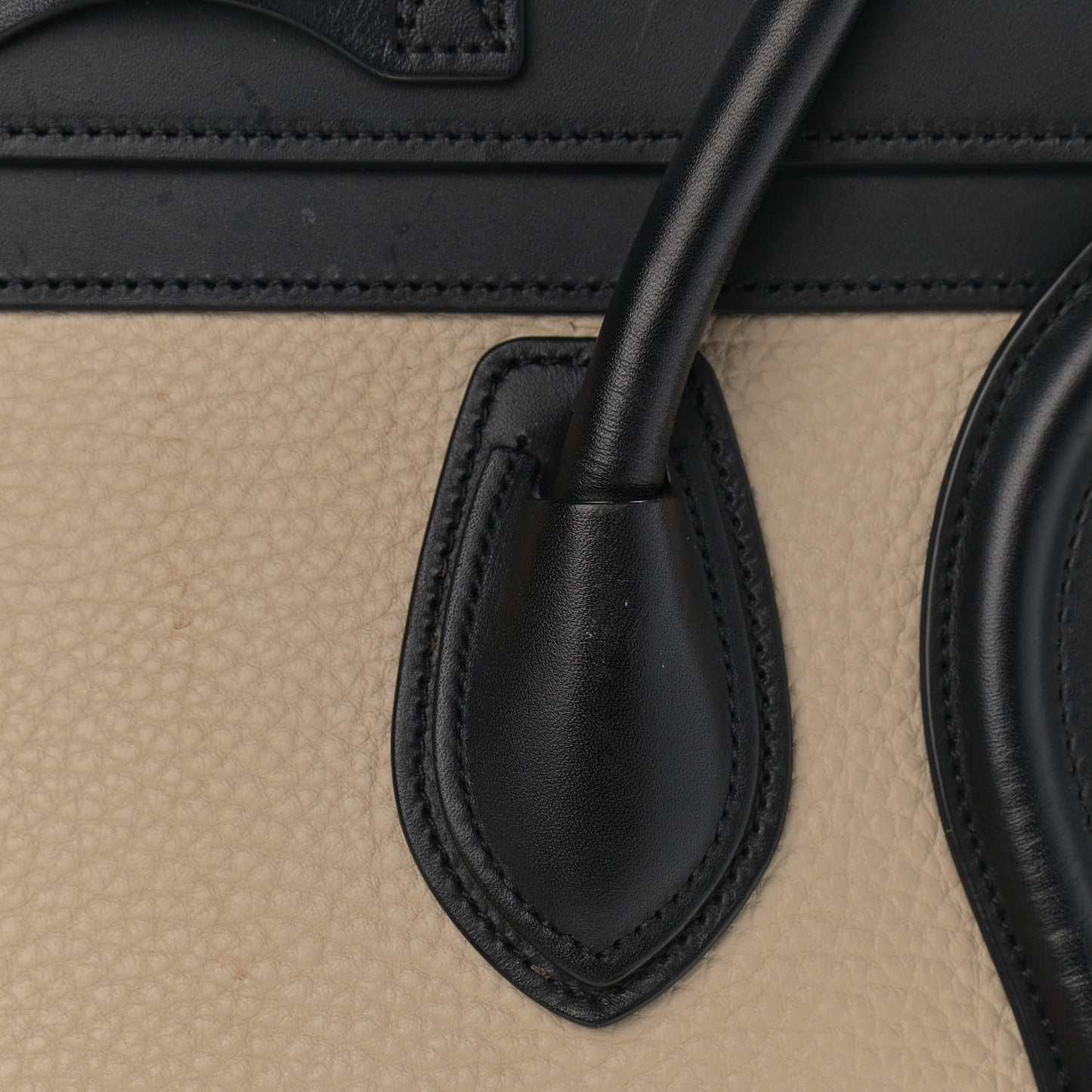 Bullhide Drummed Calfskin Micro Tri-Color Luggage Antarctic