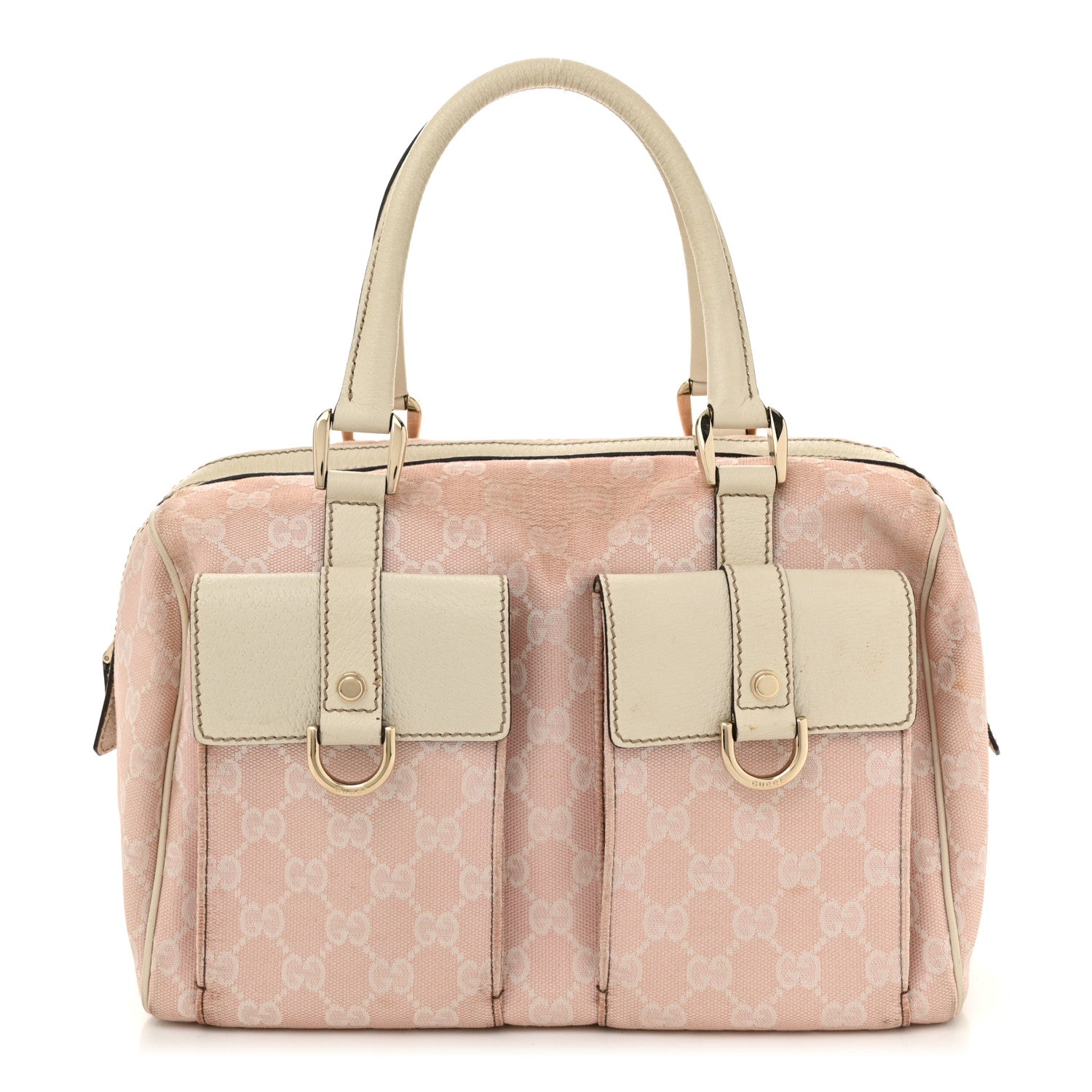 Gucci Monogram Medium Abbey Boston Pink 1 of 13