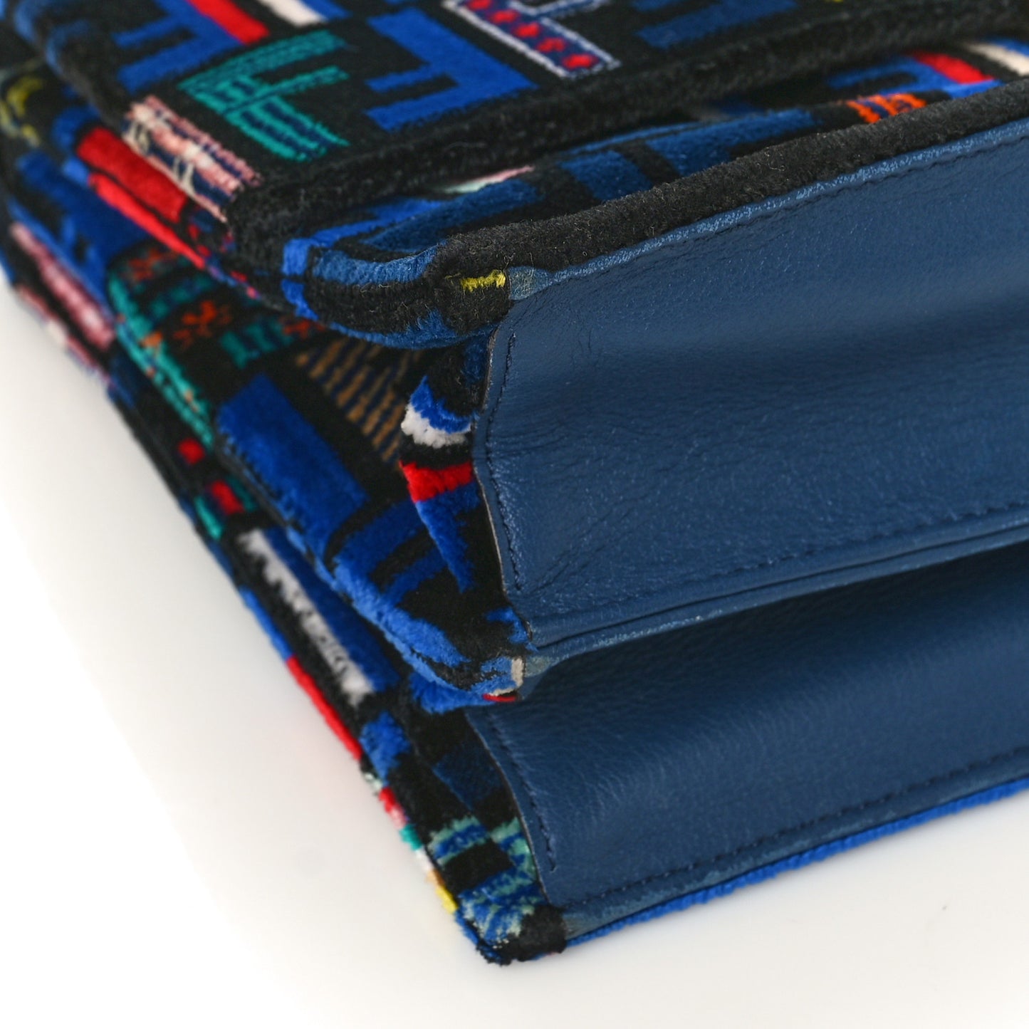 Velvet Vitello Dolce Fun Fair Kan I Shoulder Bag Blue Multicolor