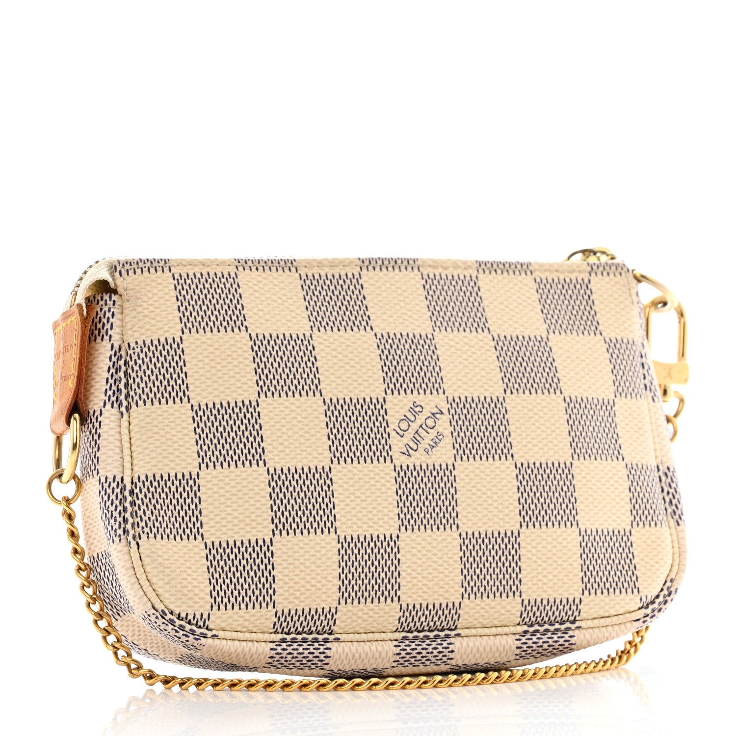 Louis Vuitton LOUIS VUITTON Damier Azur Mini Pochette Accessories 3 of 7