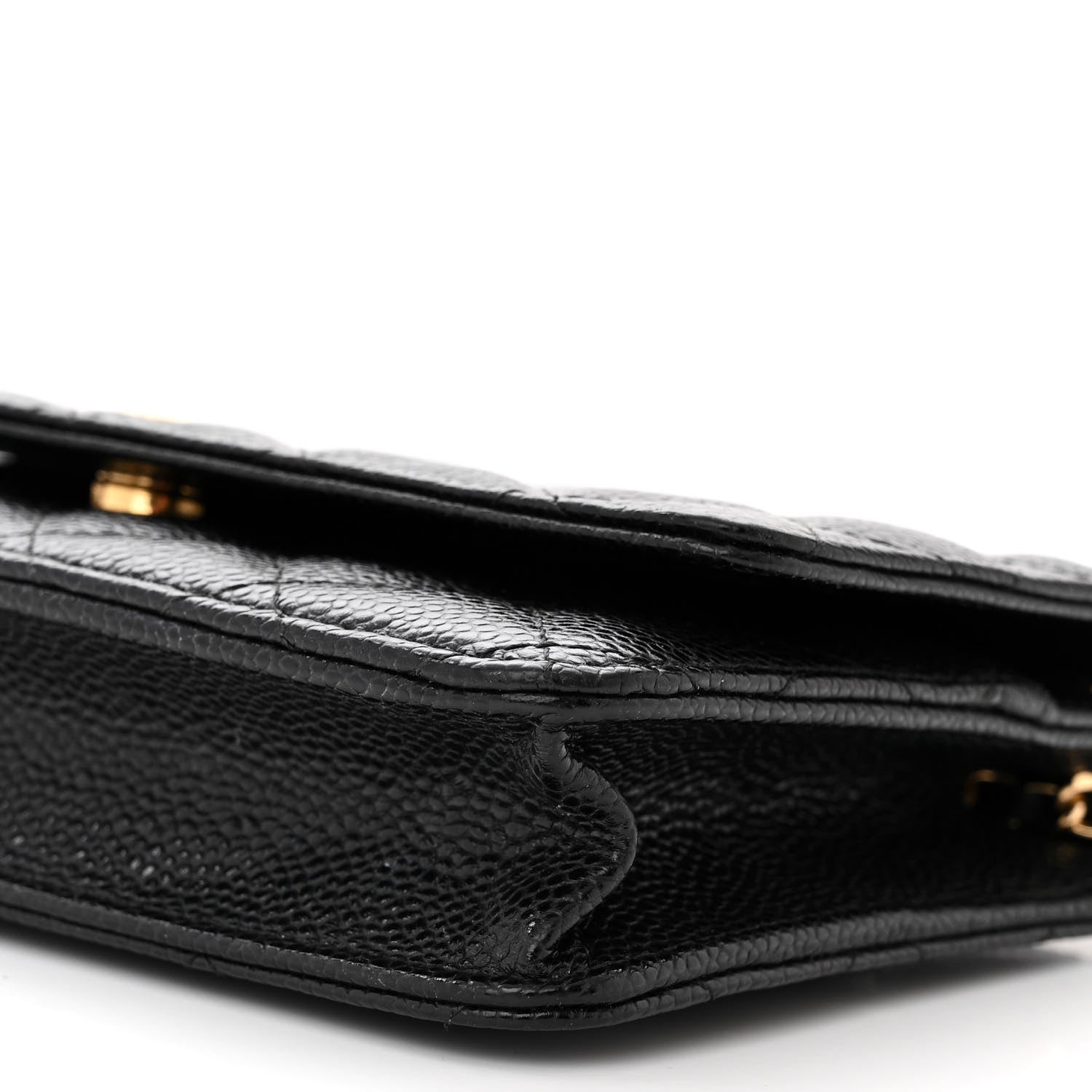 Chanel Caviar Quilted Wallet On Chain WOC Black 11 of 12