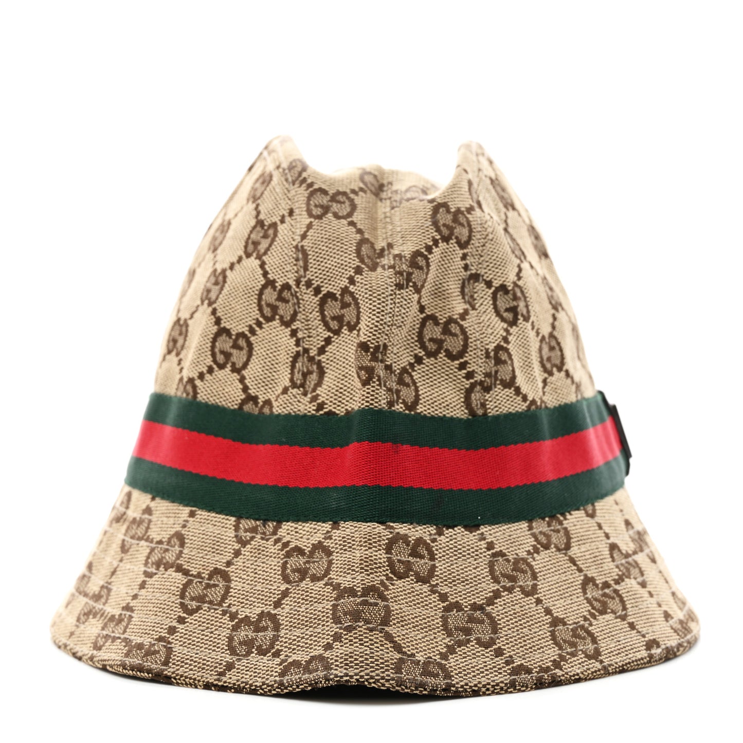 Monogram Web Bucket Hat L Brown