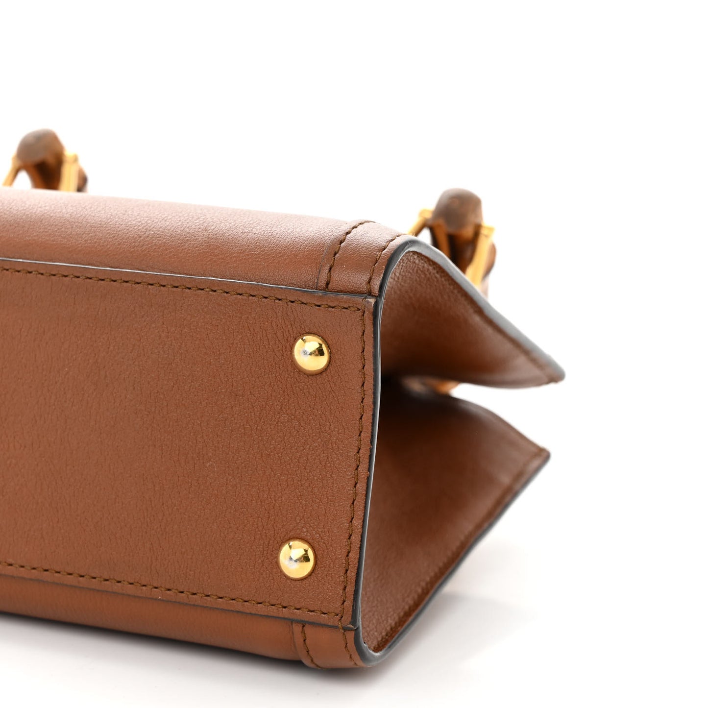 Wonka Grain Calfskin Mini Diana Tote Bag Cuir
