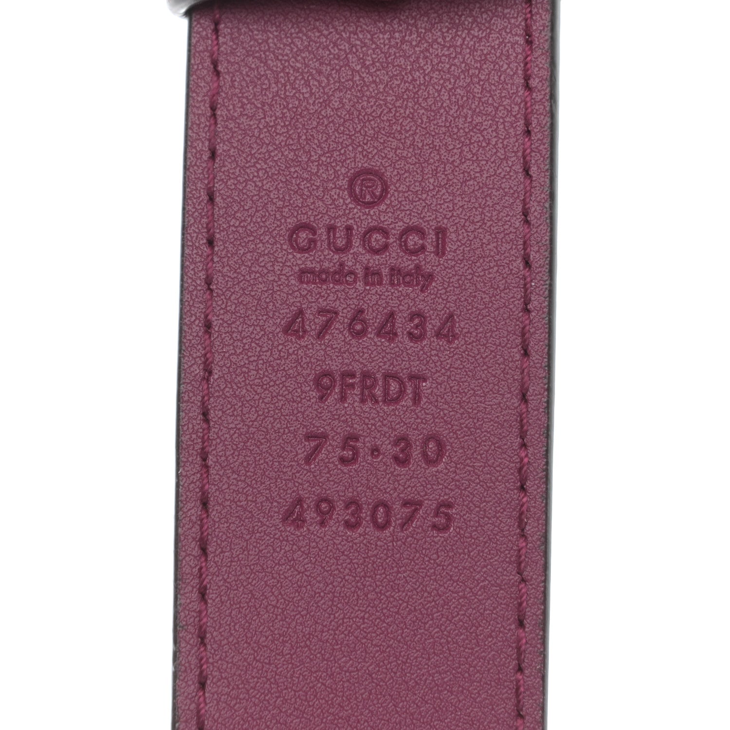 Gucci Velvet Matelasse GG Marmont Belt Bag 75 30 Fuchsia Violet Cyclamen 9 of 10