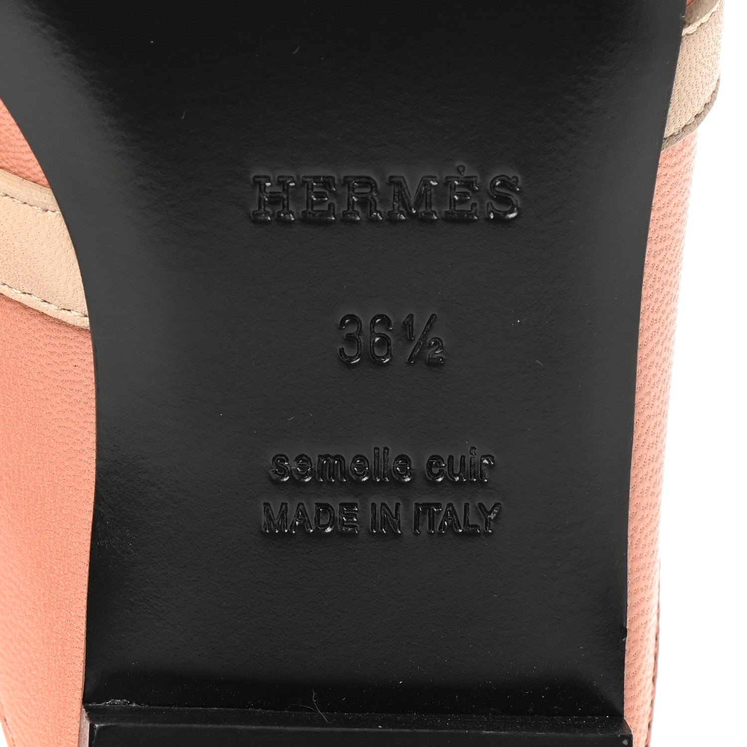 Hermes Goatskin Oz Mules 36.5 Rose Aube Multicolore 6 of 8