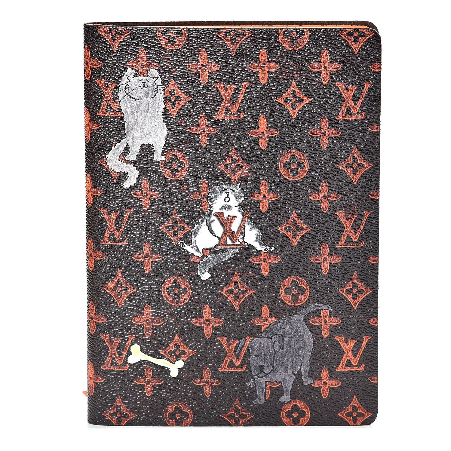 Louis Vuitton Catogram Clemence Notebook MM Marron 533341
