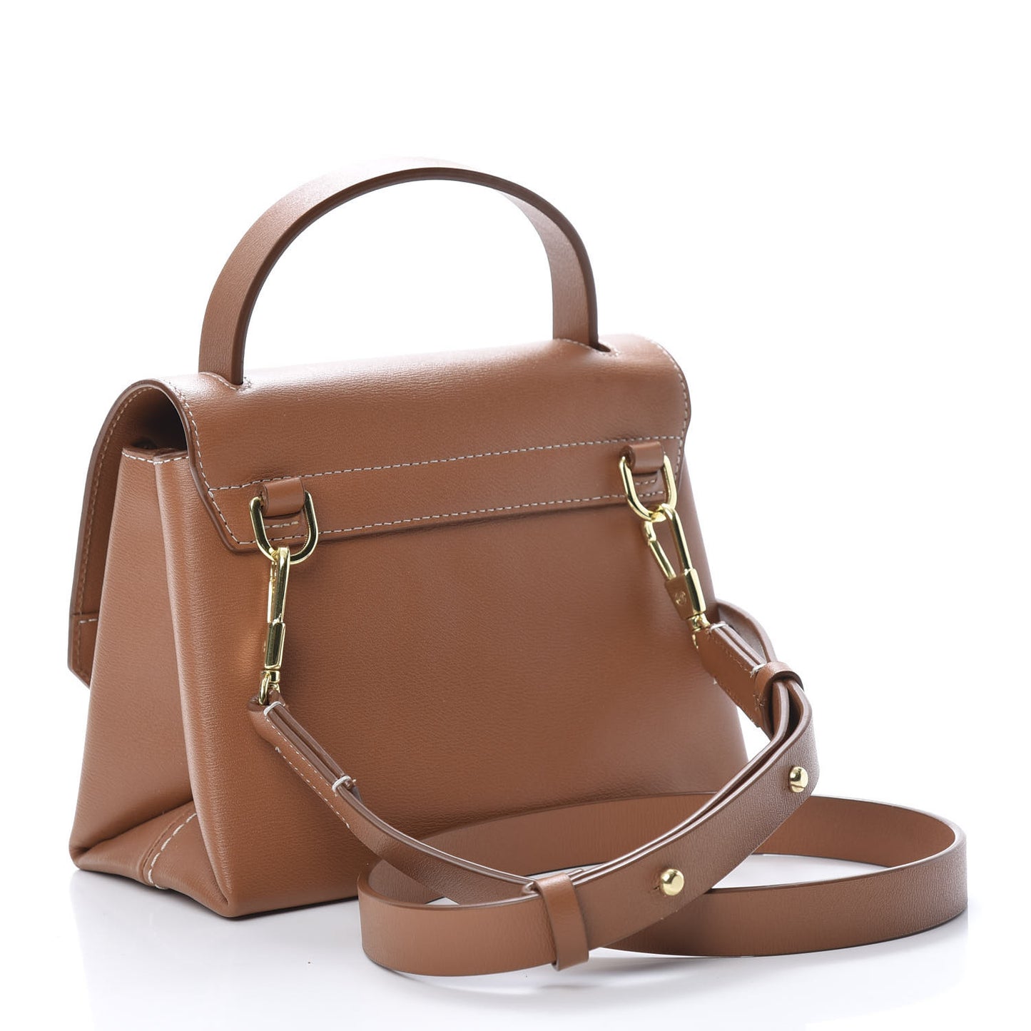 3.1 Calfskin Mini Alix Top Handle Satchel Tan