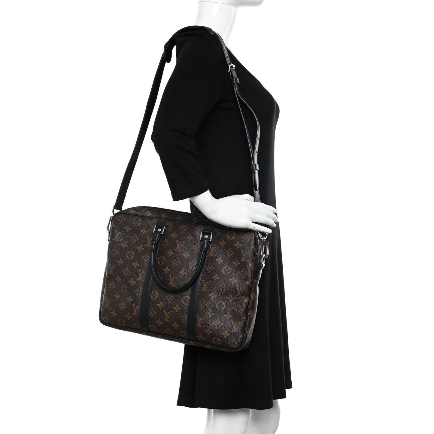 Monogram Macassar Porte-Documents Voyage PM