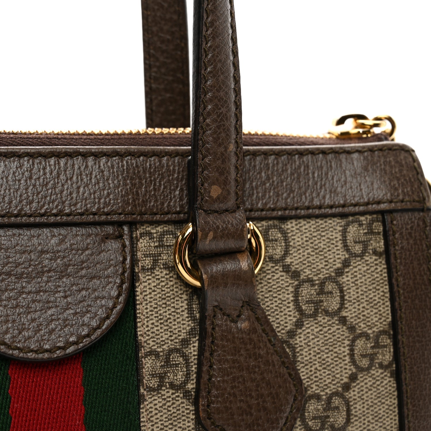 Gucci GG Supreme Monogram Small Ophidia Tote Bag Brown 11 of 11