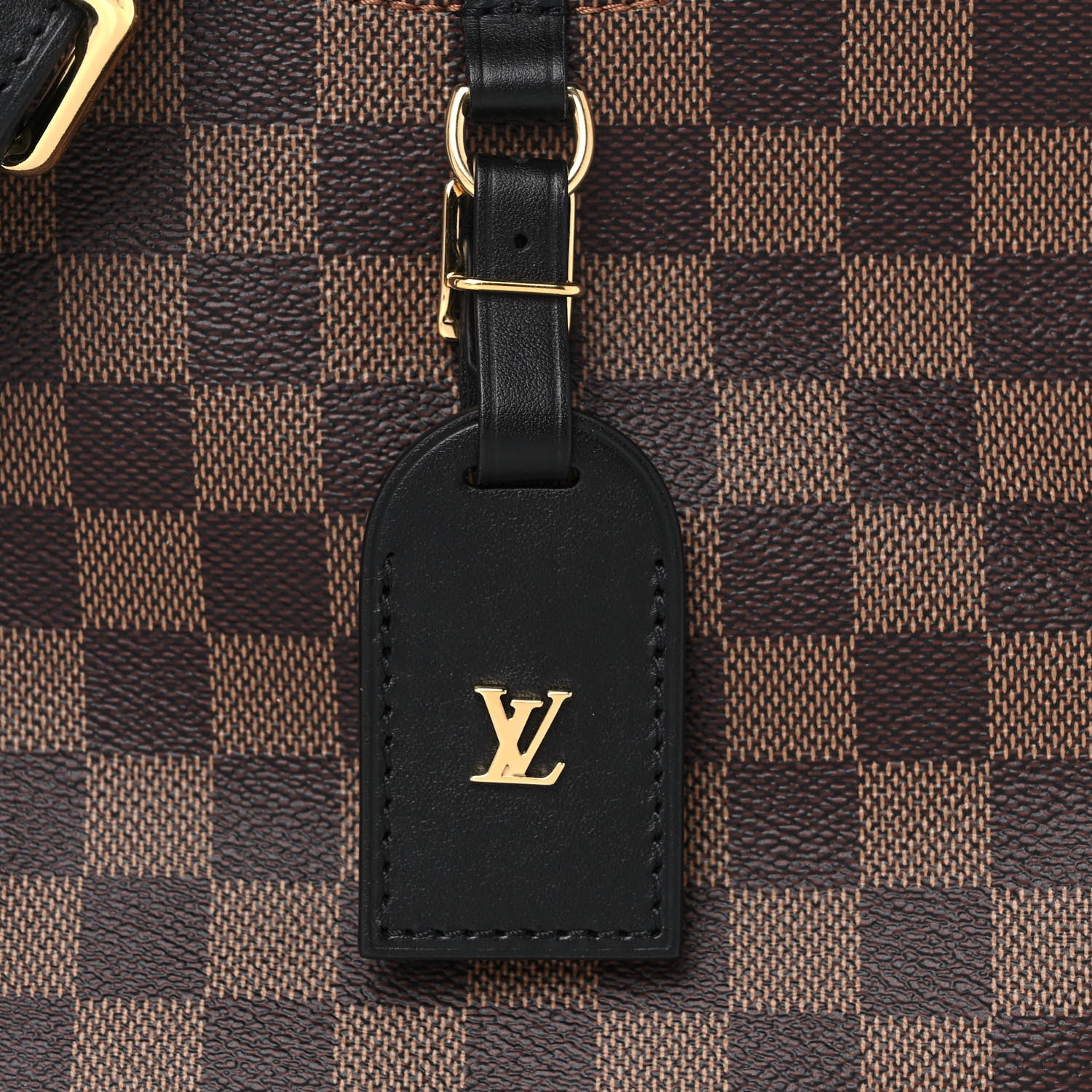 Louis Vuitton Damier Ebene Odeon PM Black 6 of 9