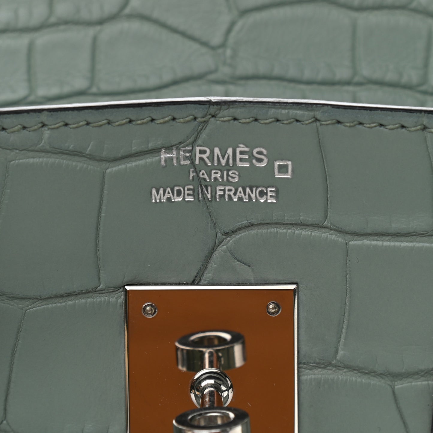 Matte Alligator Birkin 35 Ciel
